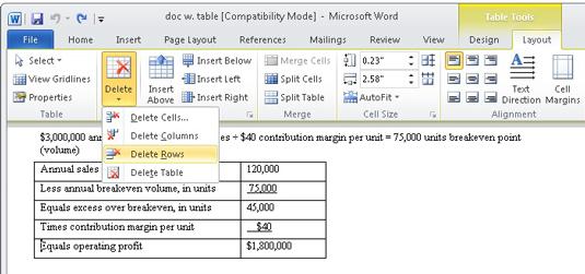 Word 2010